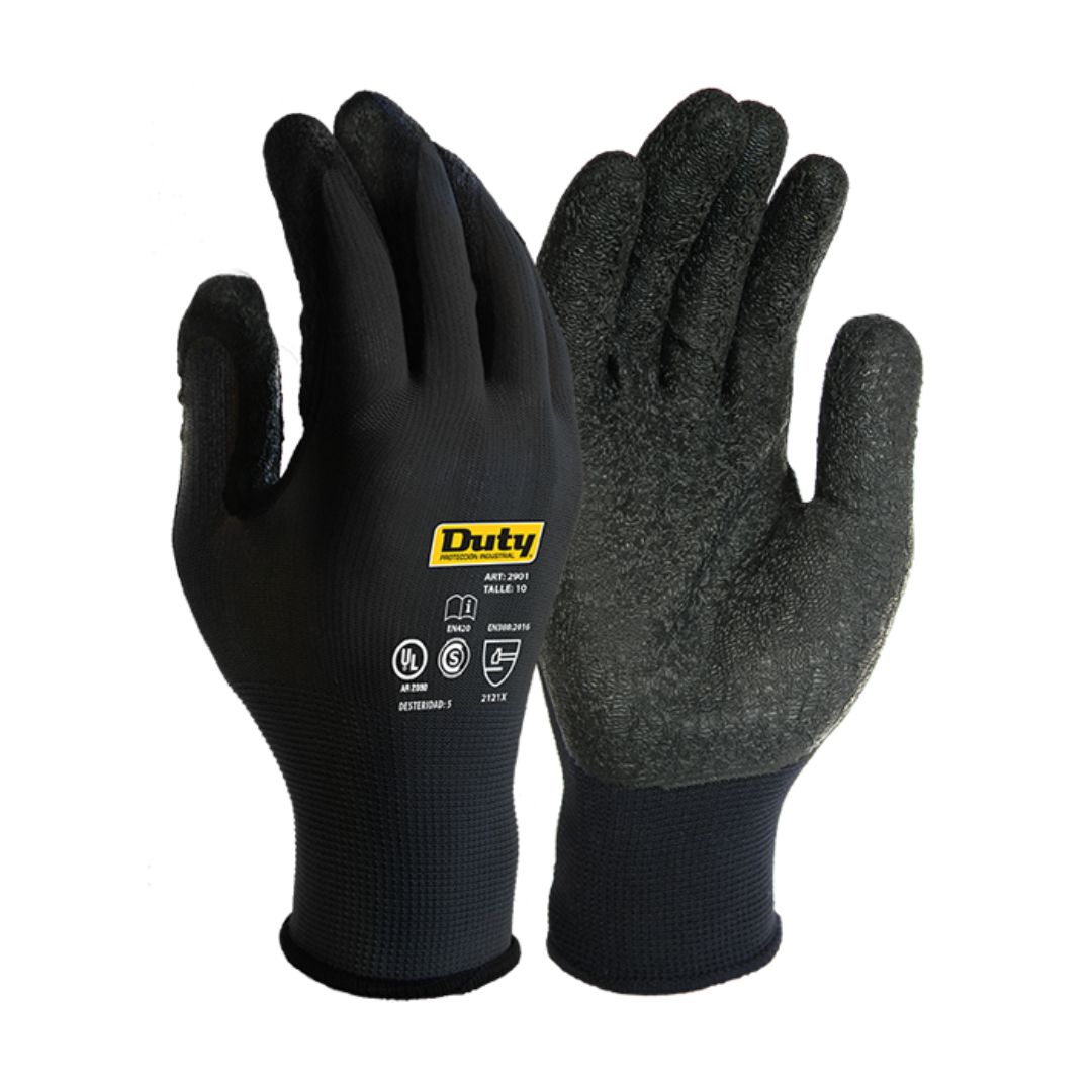 Guante Poliéster G13 látex