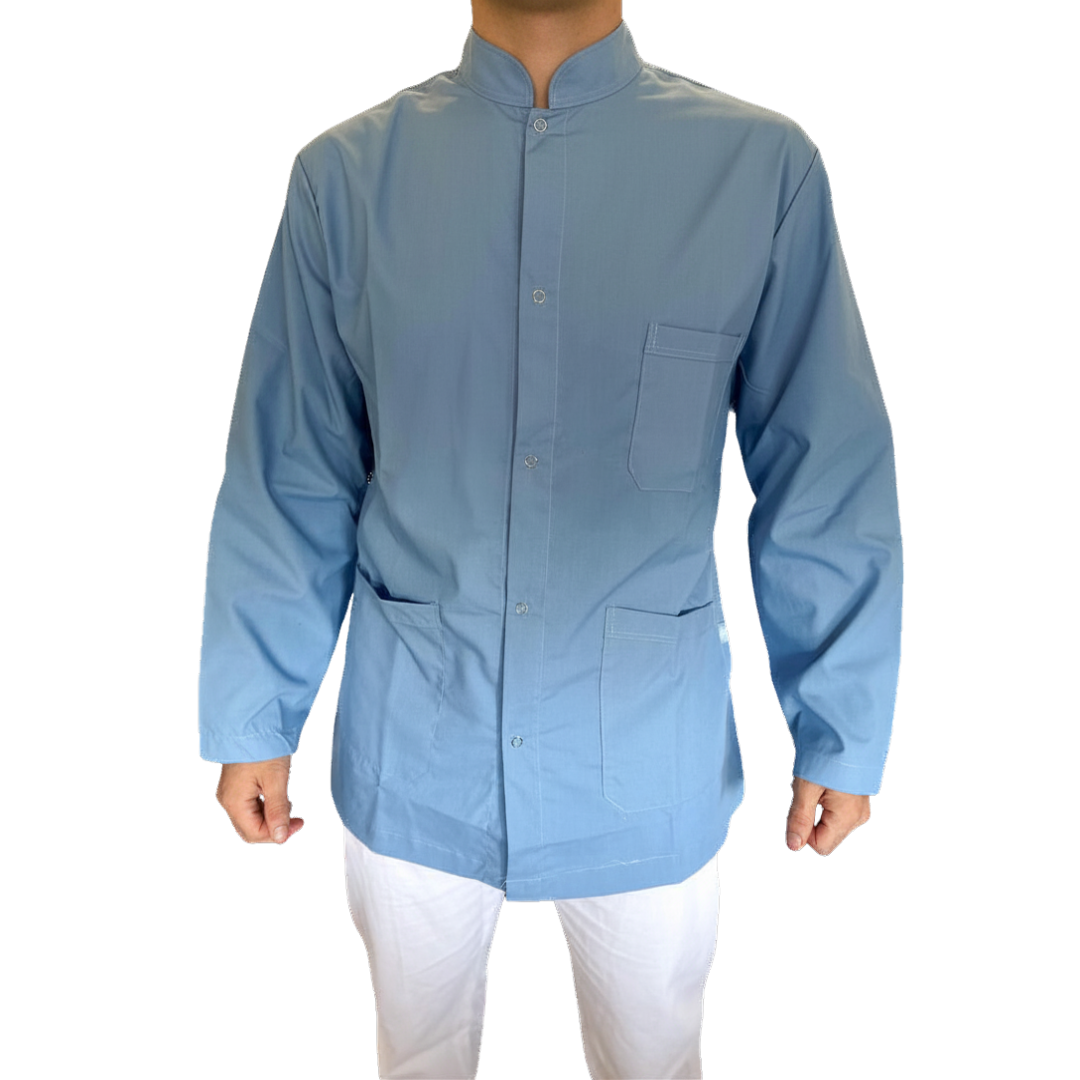 Saco cuello Mao manga larga